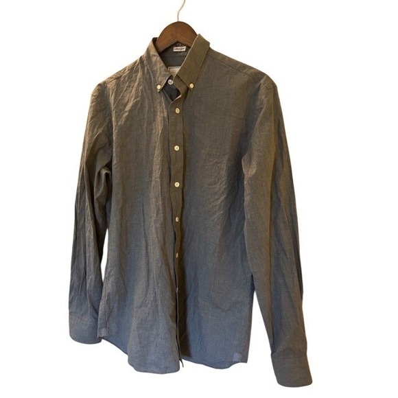 Todd Snyder Other - Todd Snyder Melange Yarns Grey Button Down Shirt Men's 15.5 34/35 Long Sleeve